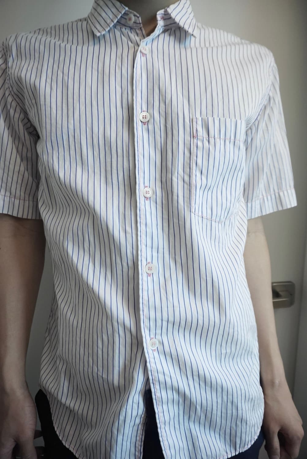 Comme des Garcons stripe half shirt 상품이미지5