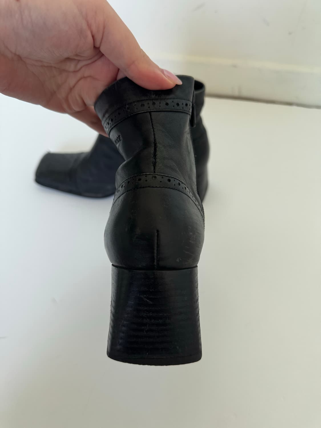 빈티지 스퀘어 앵클부츠 상품이미지6