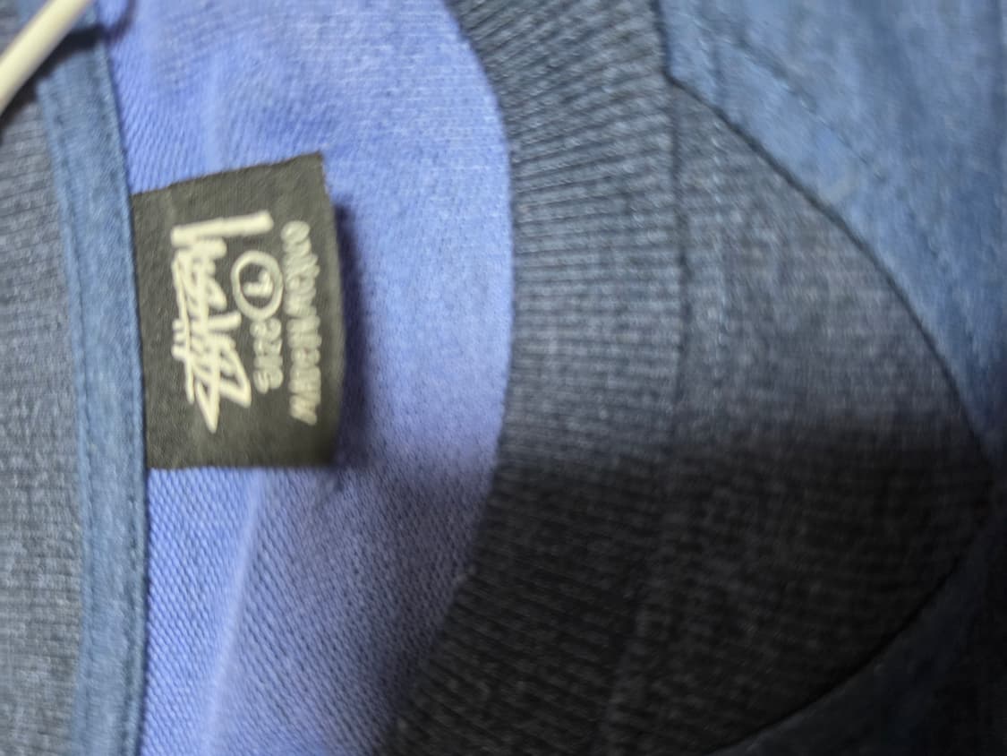 스투시블루맨투맨 L 상품이미지6