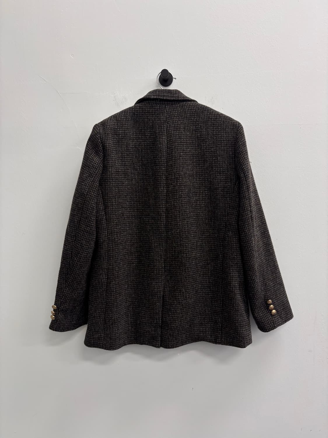 미크베(MIKVE) 하운즈투스 체크 울 재킷 브라운 상품이미지3