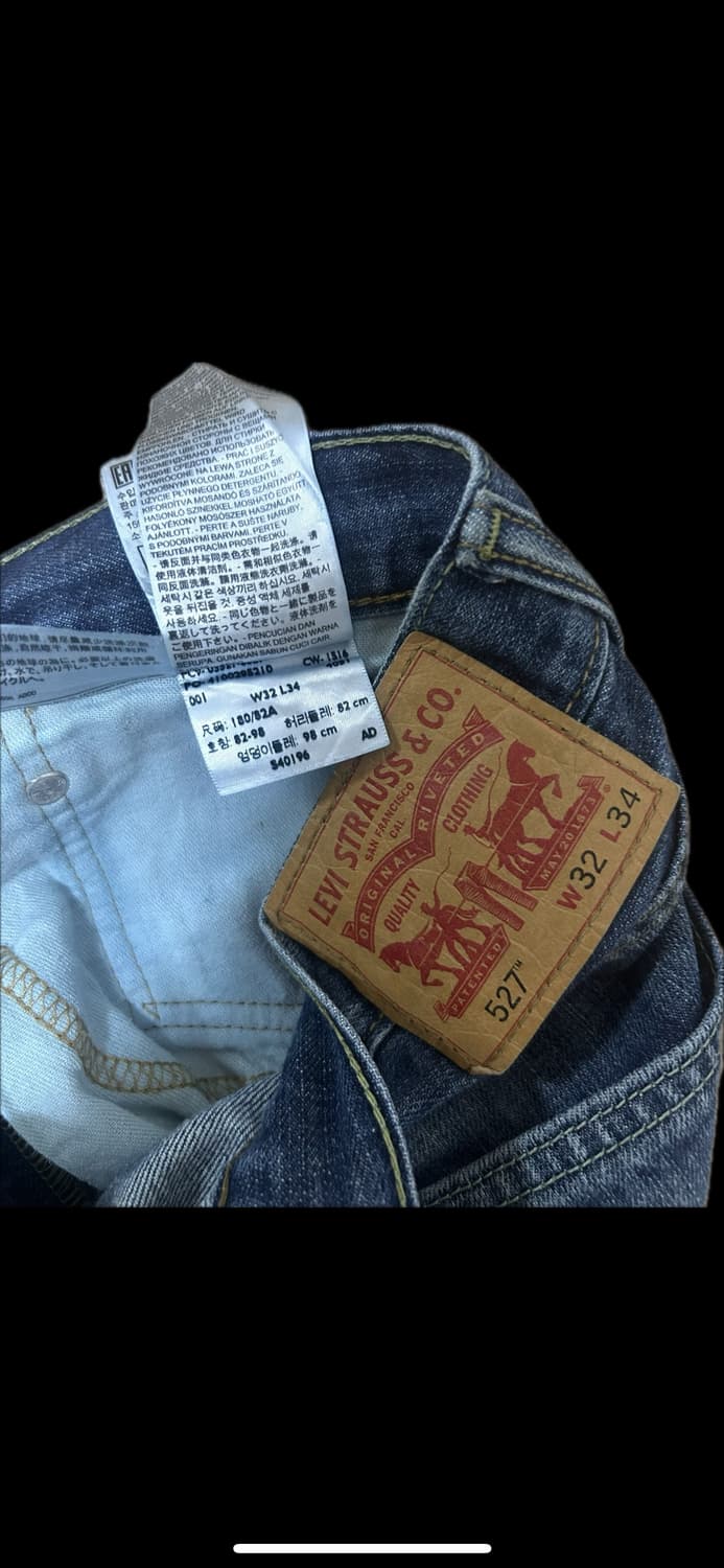 리바이스 Levi's 527 데님 팬츠 / W32 L34 세미부츠컷  상품이미지5