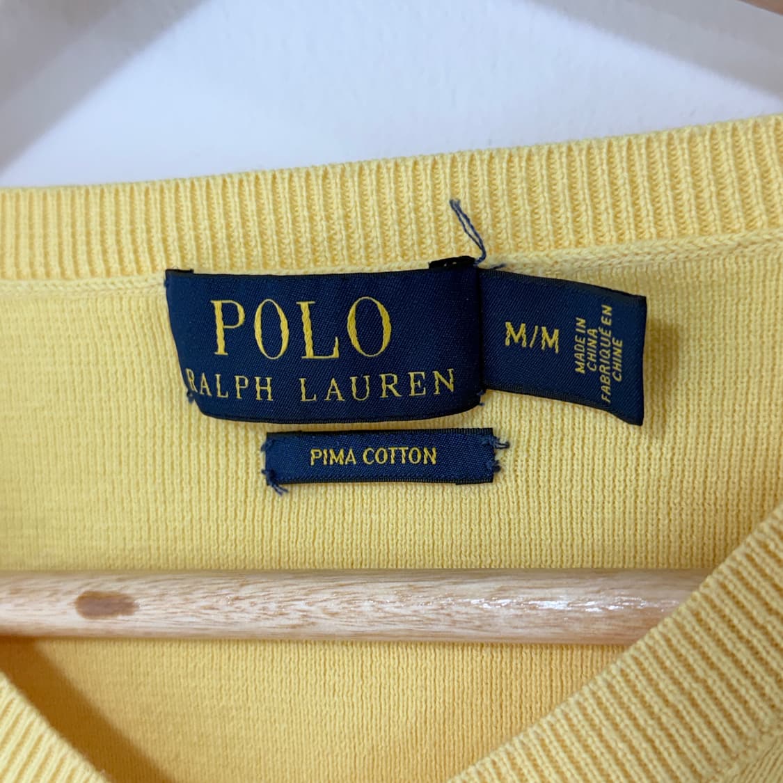 [M] 폴로 랄프로렌 피마코튼 브이넥니트 상품이미지5