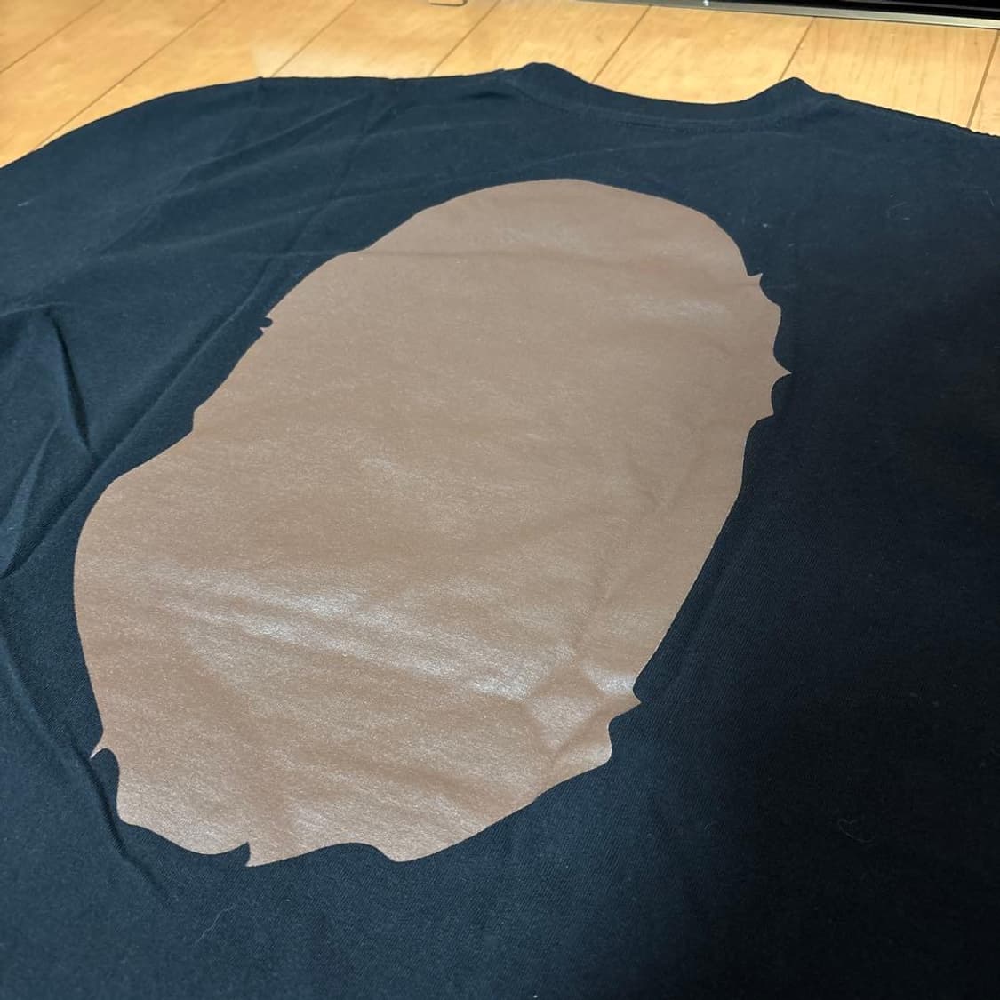 베이프 빅 에이프 헤드 롱슬리브 티셔츠 블랙 상품이미지4