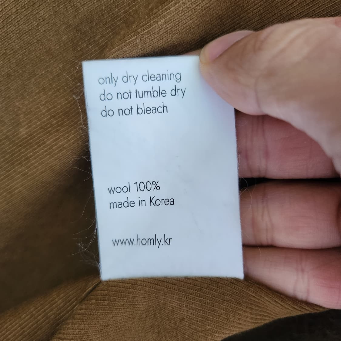홈리 homly 후드 코트 카멜 2사이즈 상품이미지5