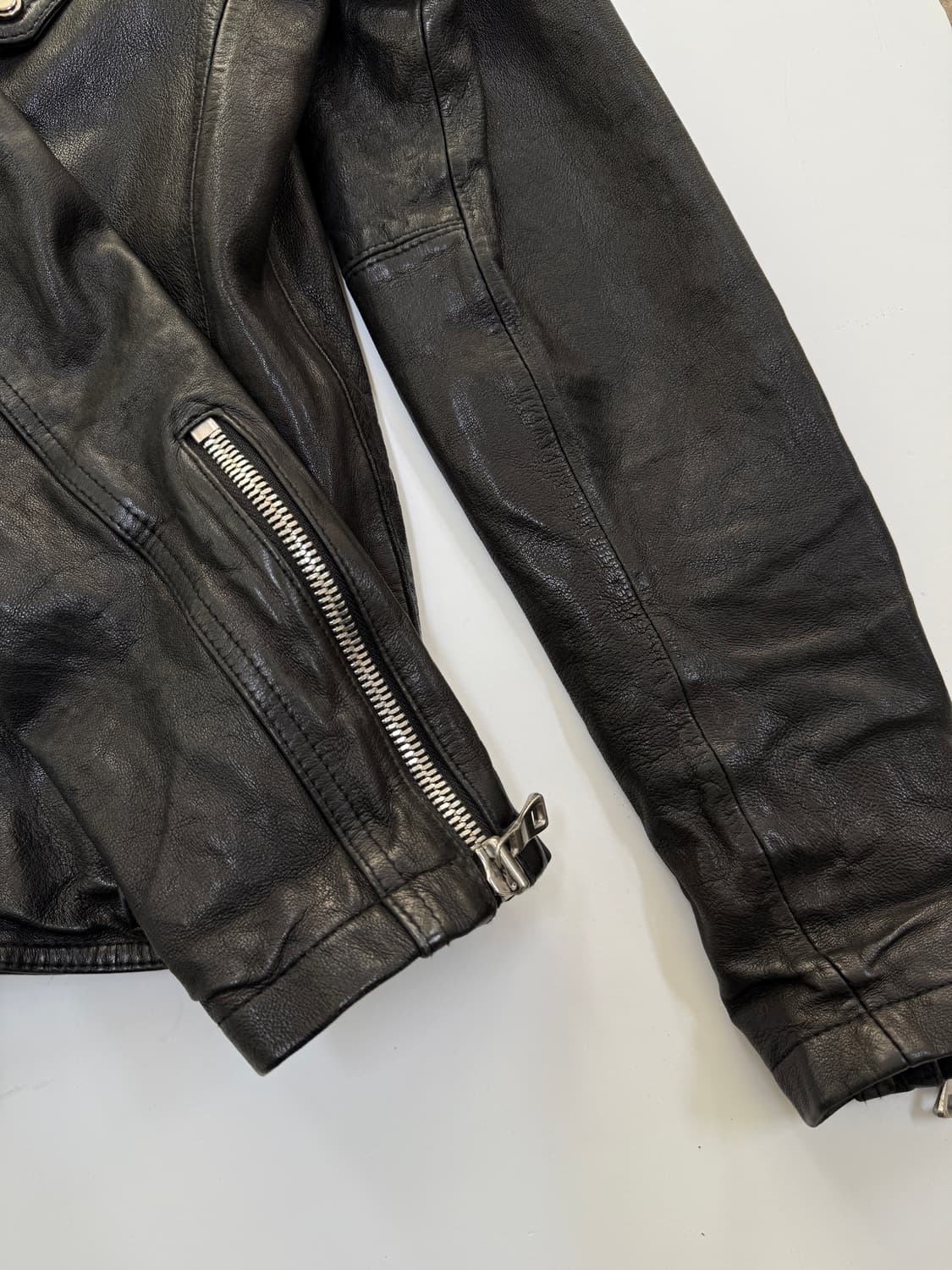 양가죽 라이더 자켓 상품이미지7