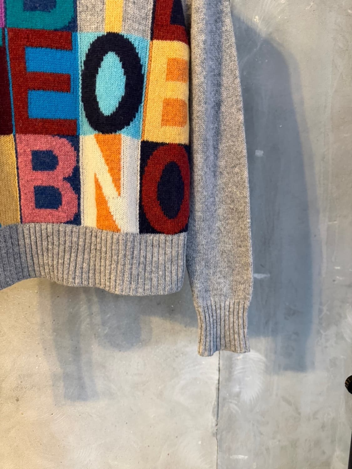 베네통 그래픽 니트 55~66 상품이미지6