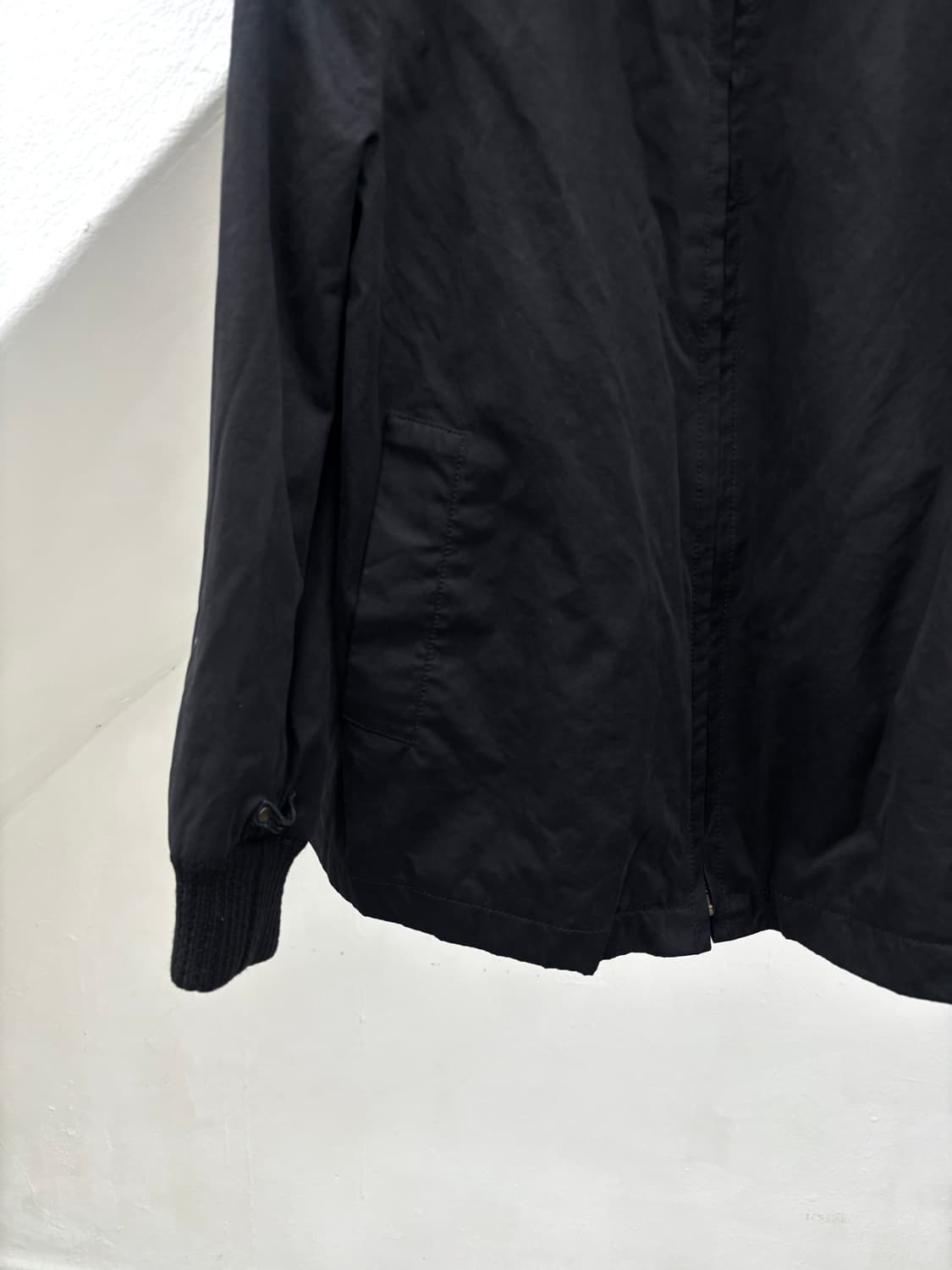 Ribbed leather detail jacket  상품이미지6