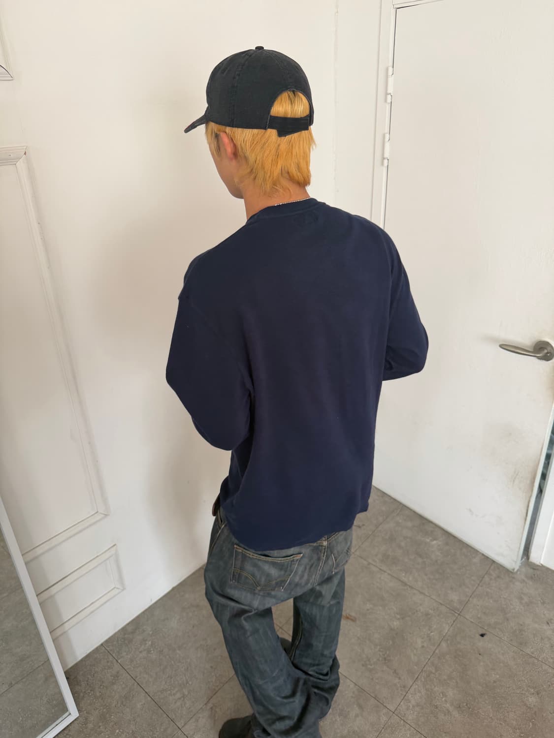 폴로 와플 롱슬리브 상품이미지5