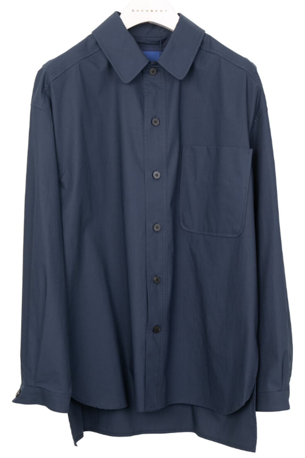 ORGANIC COTTON SET UP SHIRT_NAVY 상품이미지1
