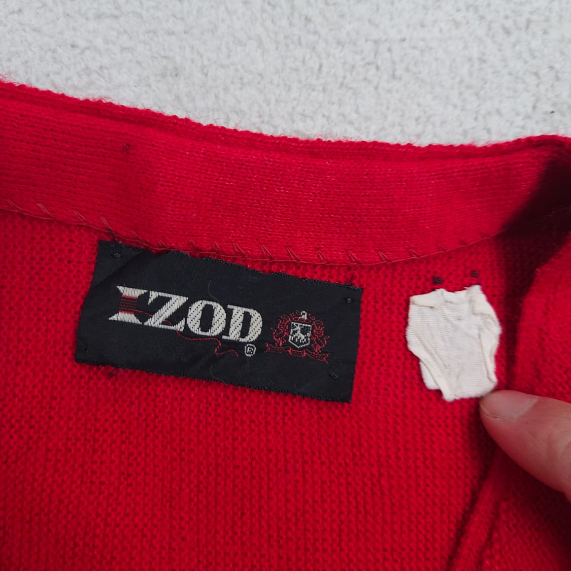 80s 아이조드 라코스테 가디건 상품이미지4