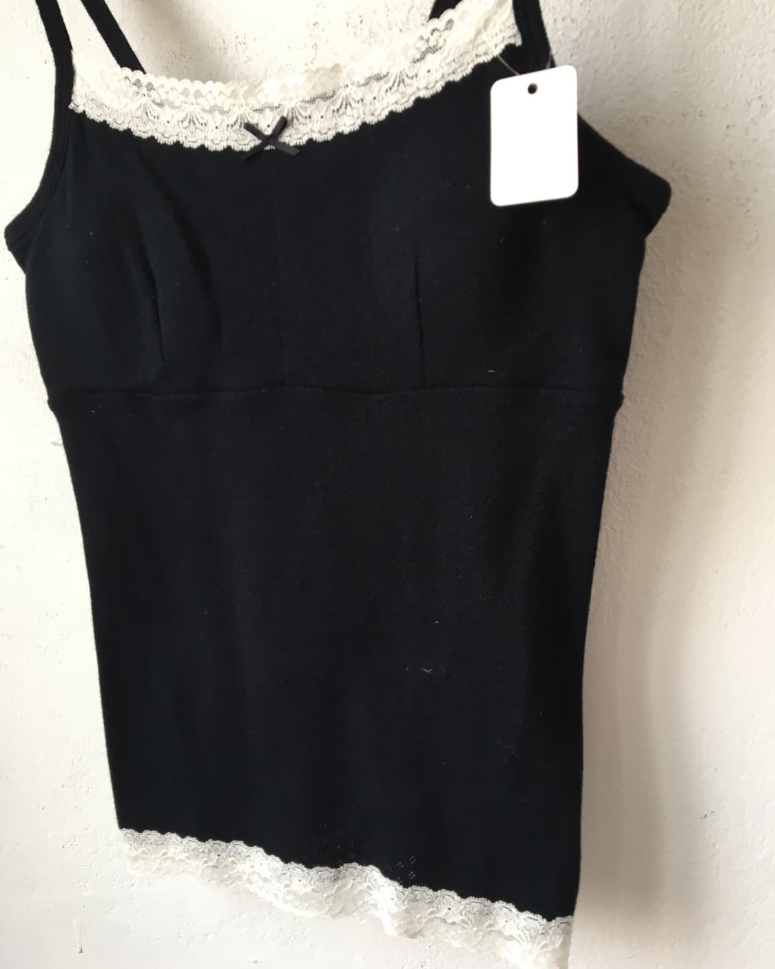 lace trimming sleeveless 상품이미지3