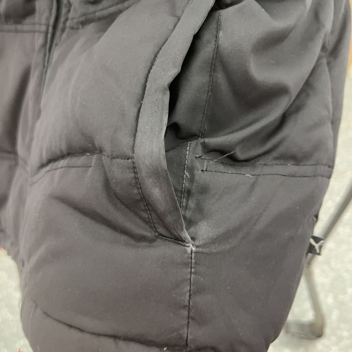 푸마 빈티지 스몰로고 캐주얼 숏패딩 자켓 L C08302 상품이미지7