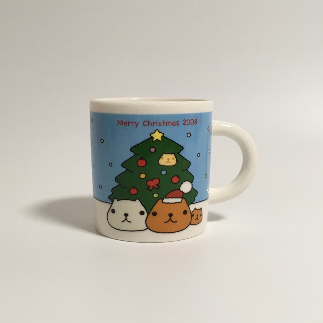 고전 카피바라 크리스마스 머그컵 상품이미지2