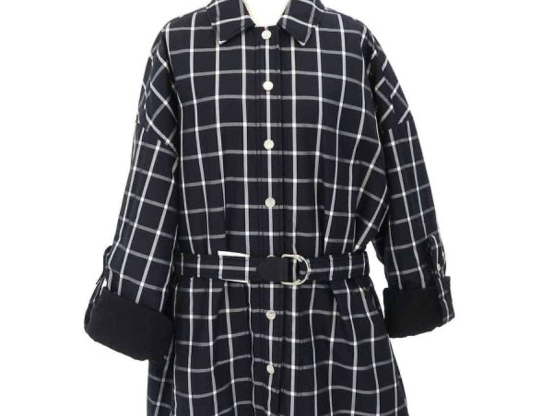 에르메스 체크 코트 자켓 상품이미지3