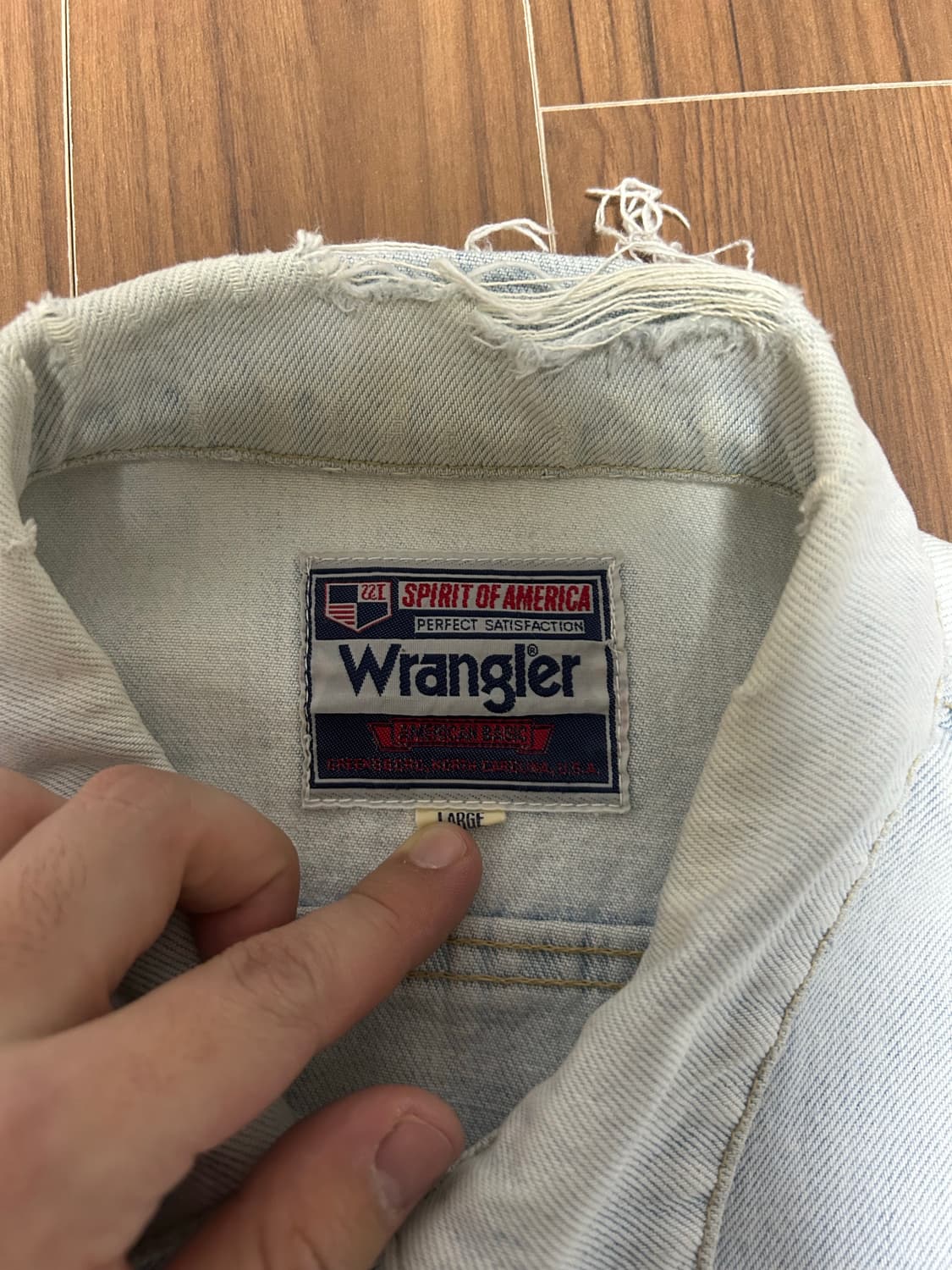 랭글러 데님자켓 상품이미지2