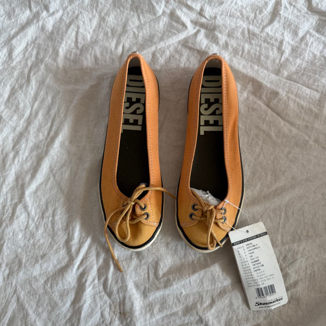 디젤 y2k 플랫슈즈 새상품  상품이미지1