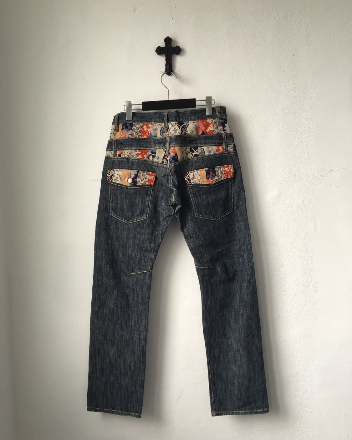 Double waist oriental mood denim pants 상품이미지4