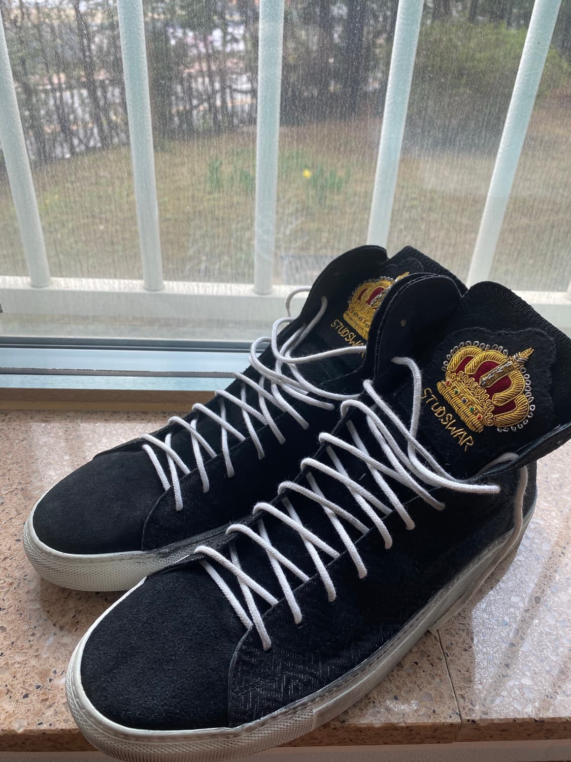 STUDSWAR 스웨이드 하이탑 스니커즈 상품이미지4