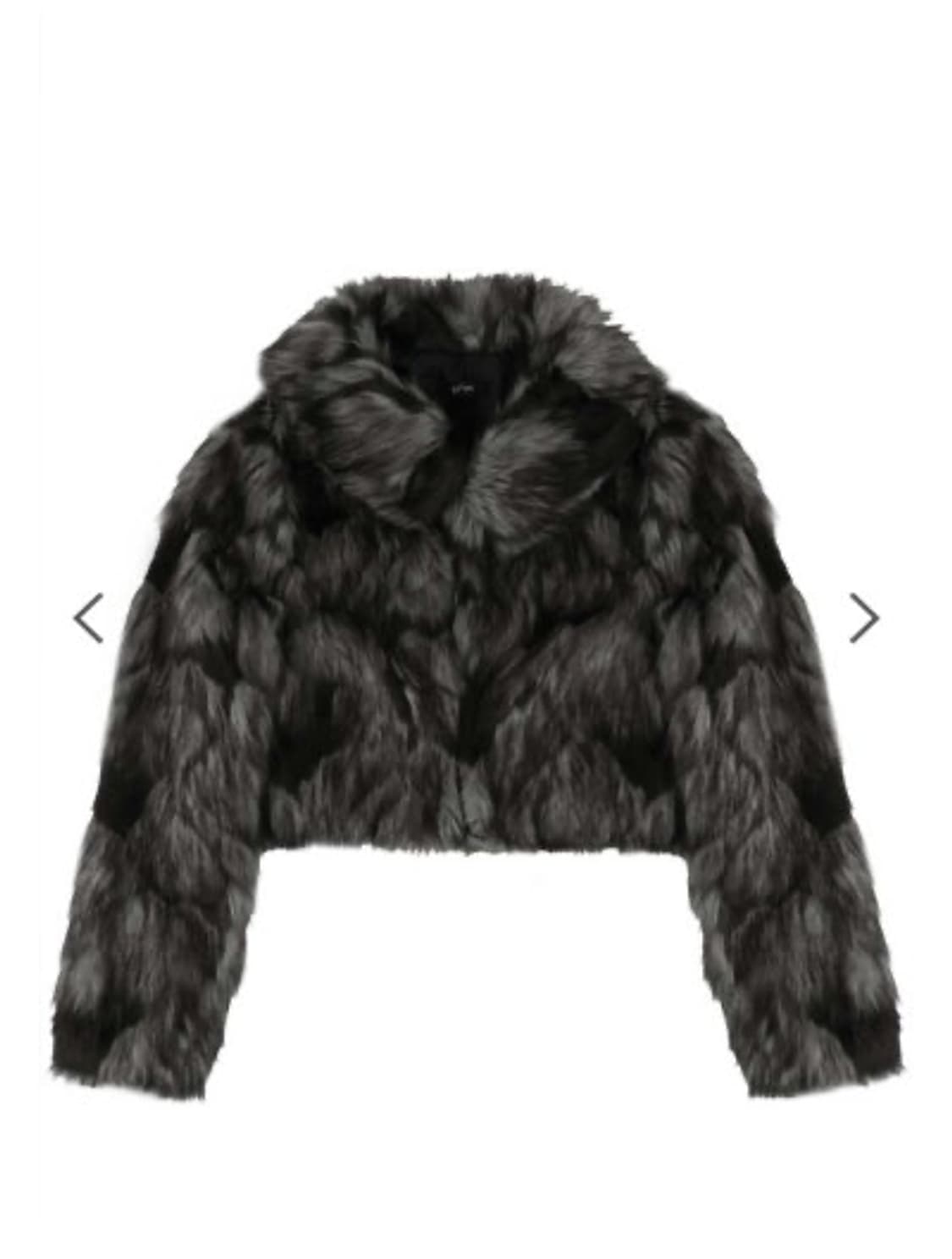 애즈온 덴버 숏 퍼자켓 블랙차콜브라운헤비믹스크롭카라버클페이크후드야상점퍼세 상품이미지6