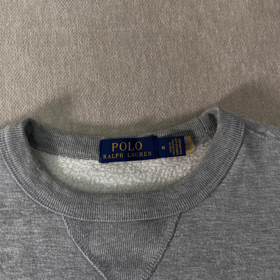 100 폴로랄프로렌 신형라벨 스펠아웃 맨투맨 상품이미지3
