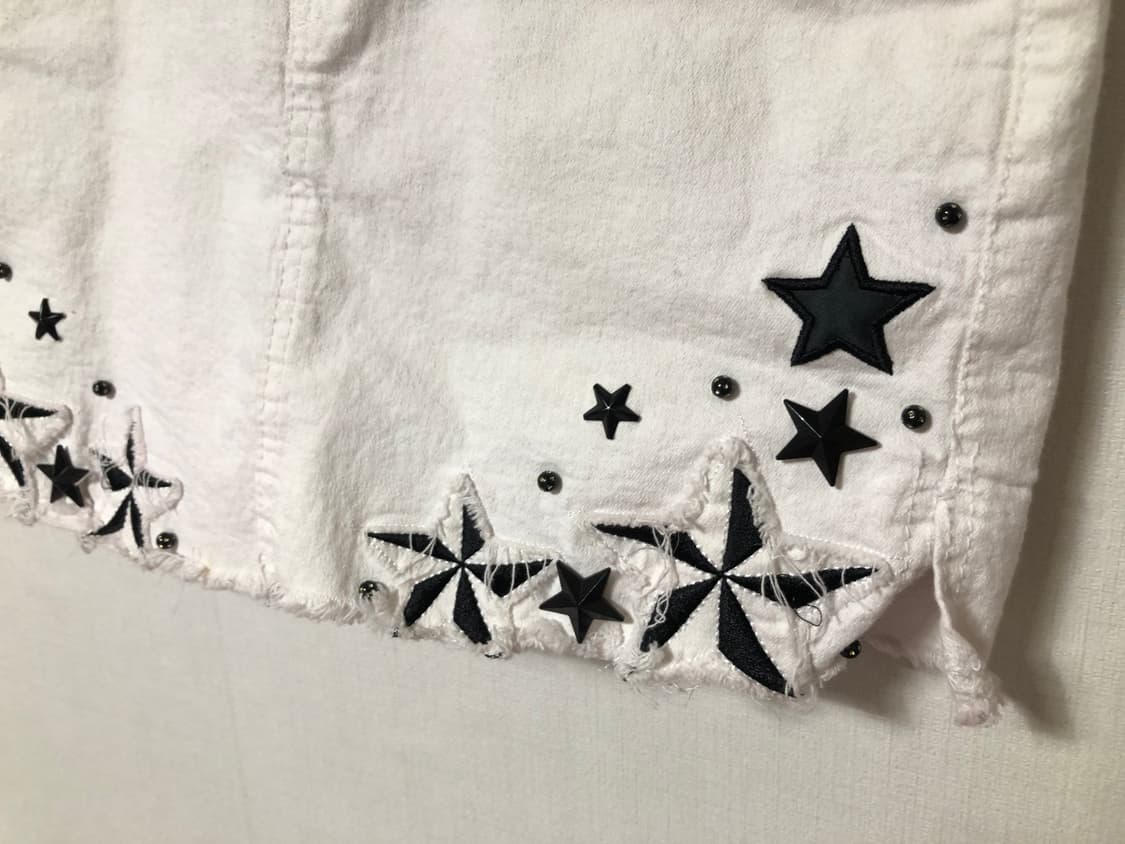 White Star Denim Mini Skirt 상품이미지4