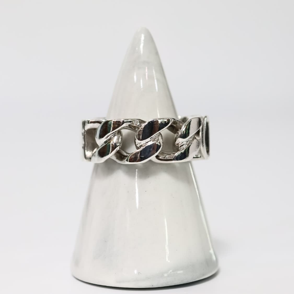 디올 CD ICON 체인 링크 925 반지 S/19호 상품이미지6