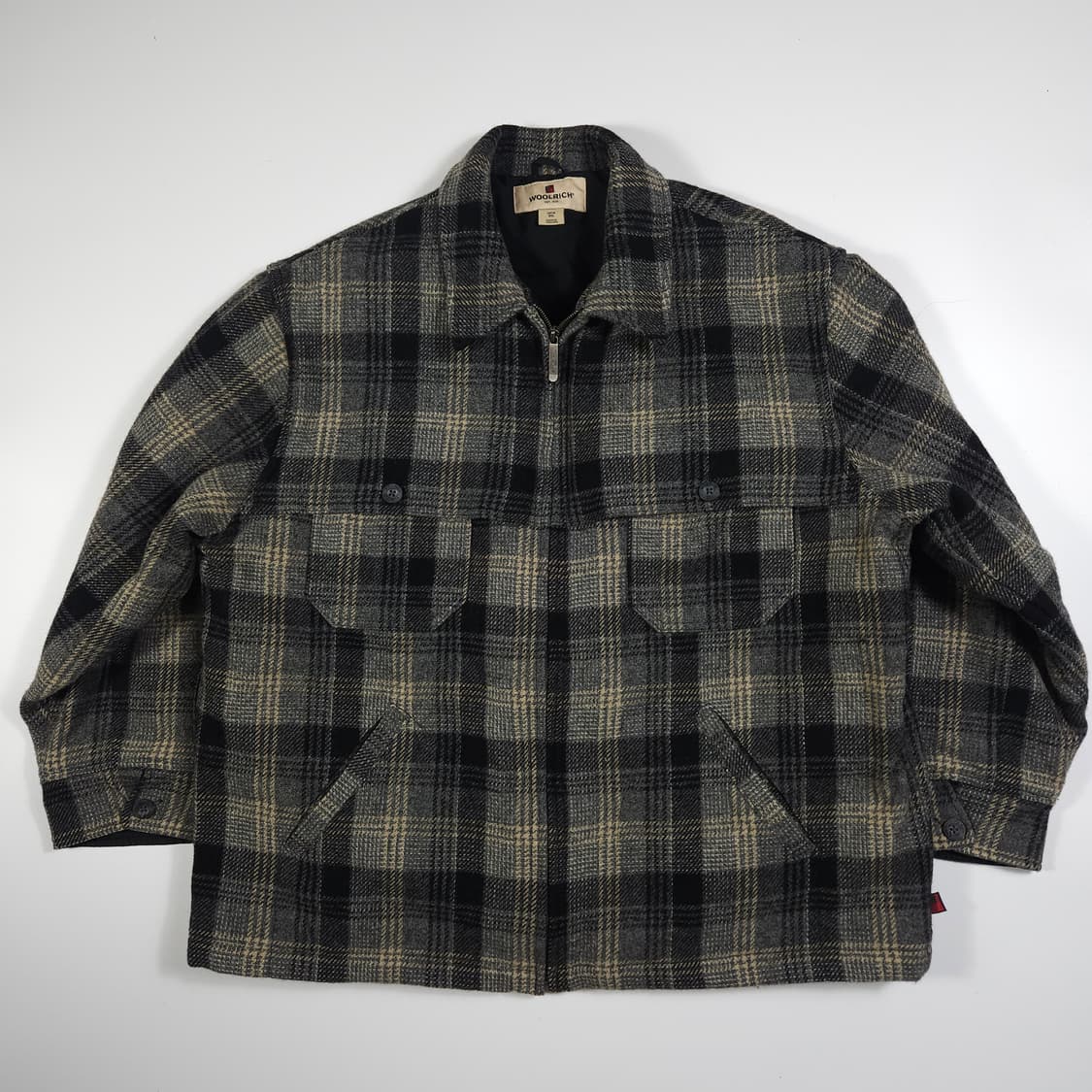 울리치 오버핏 체크 울 자켓 상품이미지1