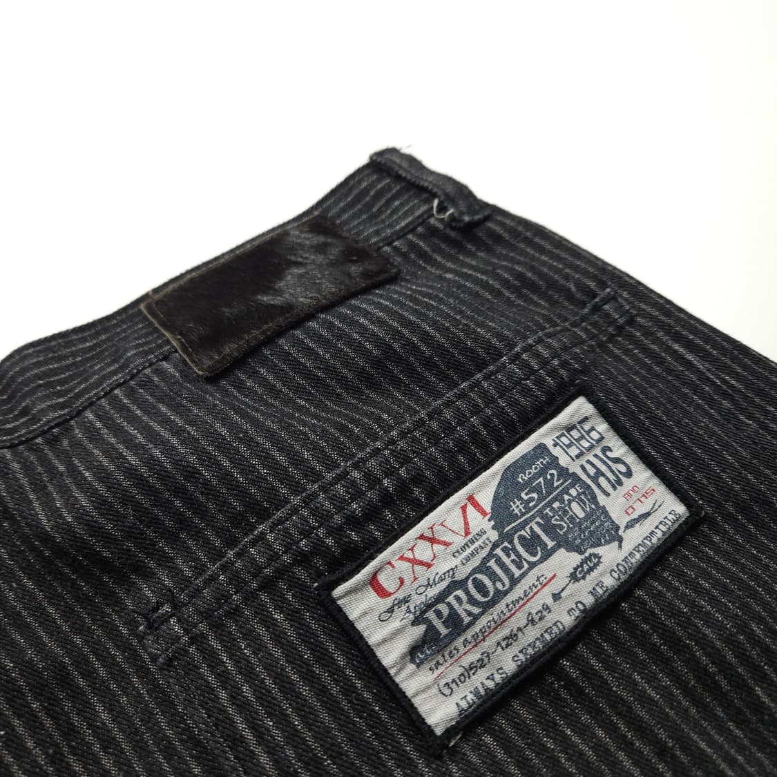 아카이브 빈티지 와이드핏 히코리 카펜터 워크 팬츠 (L) 상품이미지4