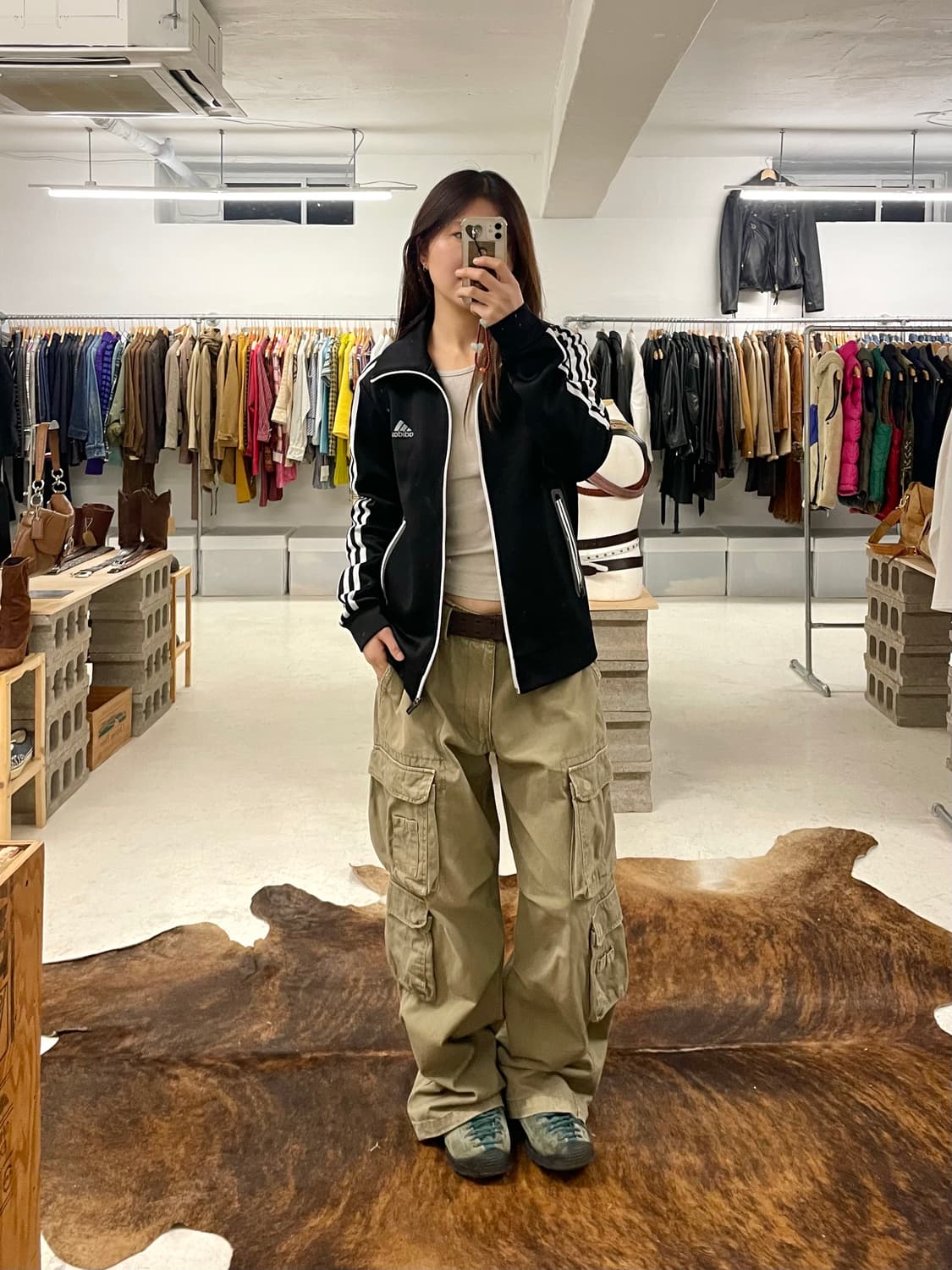VTG wide double cargo pants 일본 와이드 더블카고 상품이미지1