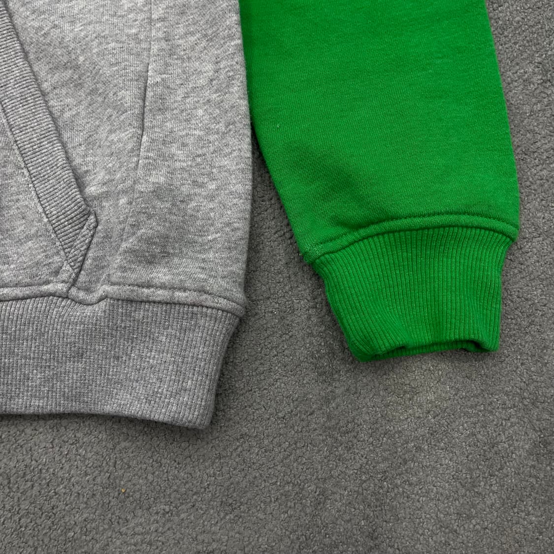 85 아디다스 트레포일 맨투맨 회색/녹색 상품이미지3