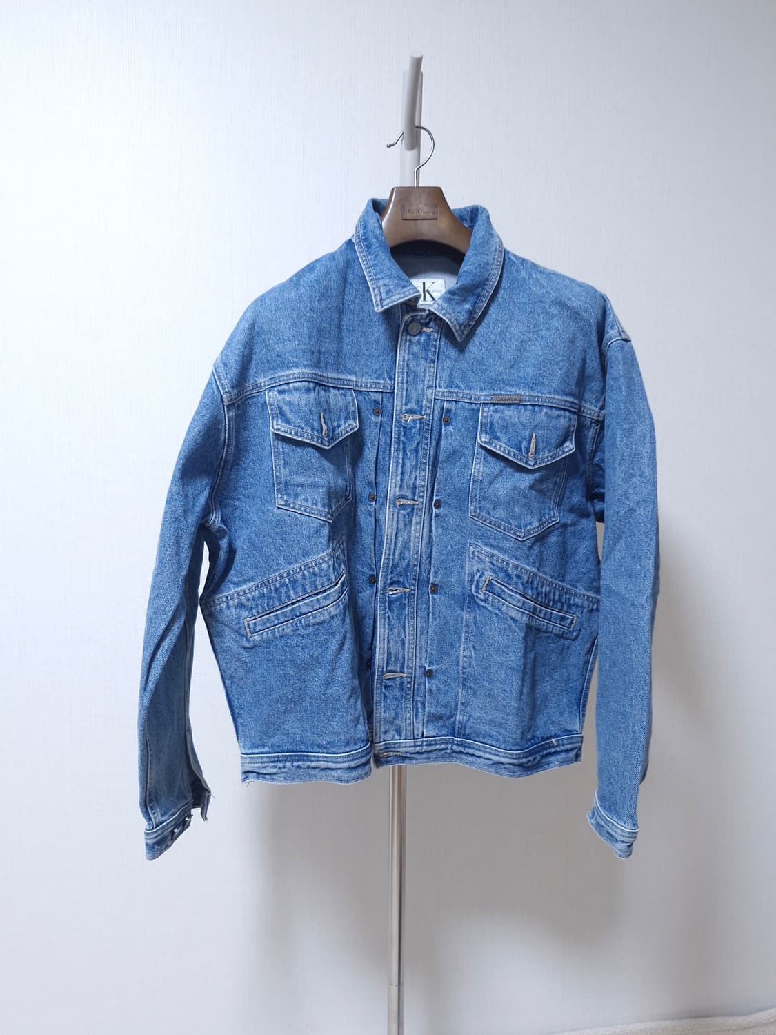 90년대 빈티지 CK 청자켓 105-110 상품이미지1