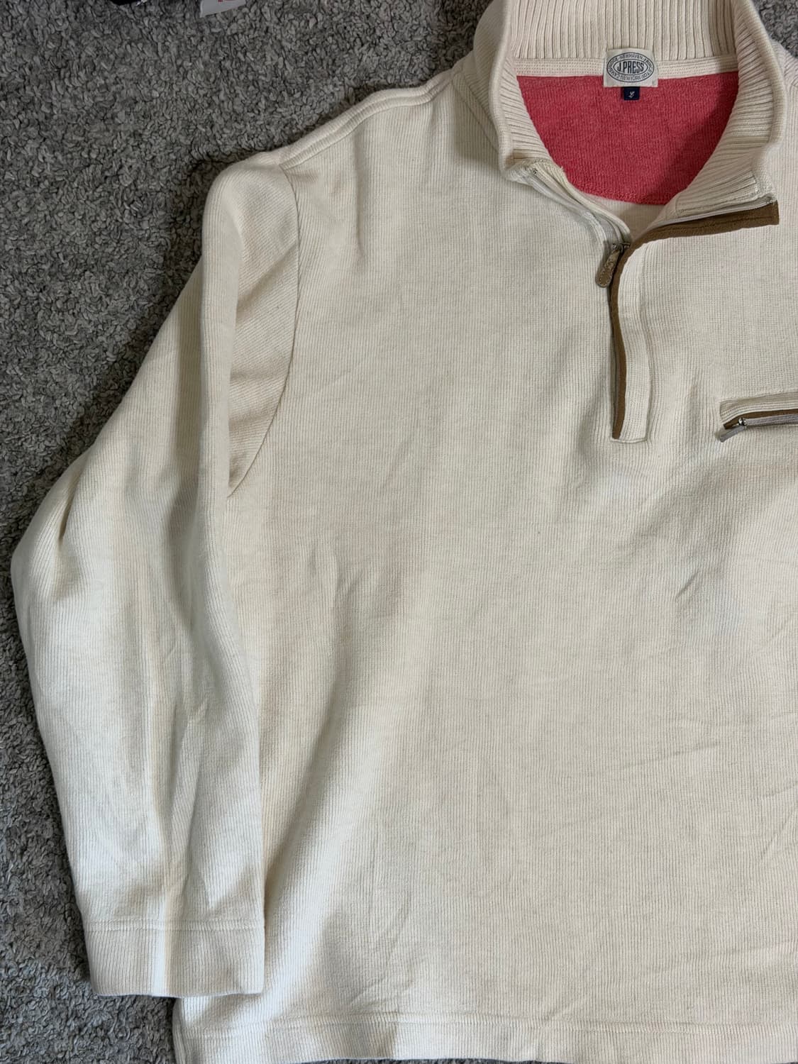 제이프레스 하프 집업 니트 상품이미지4