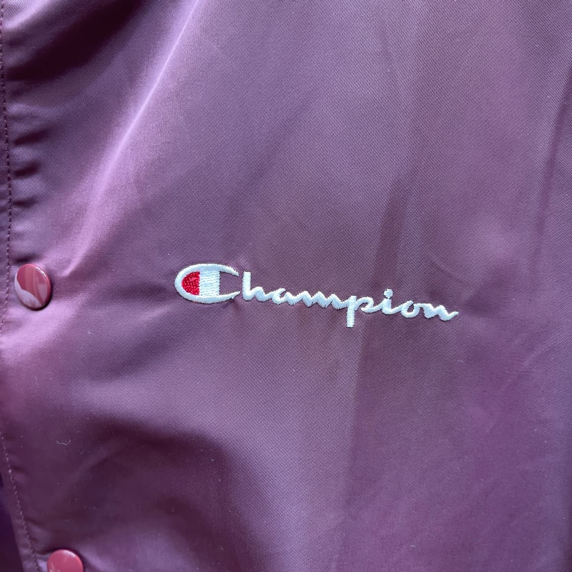 챔피온 나일론 바시티 자켓(버건디) 상품이미지8