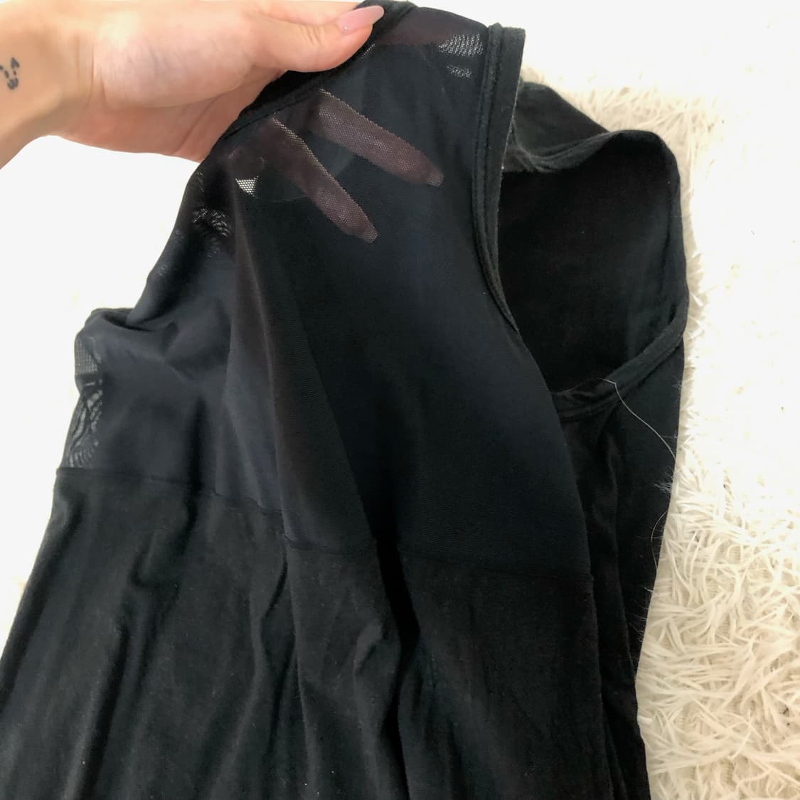 빈티지 시스루 나시 롱슬리브 상품이미지3