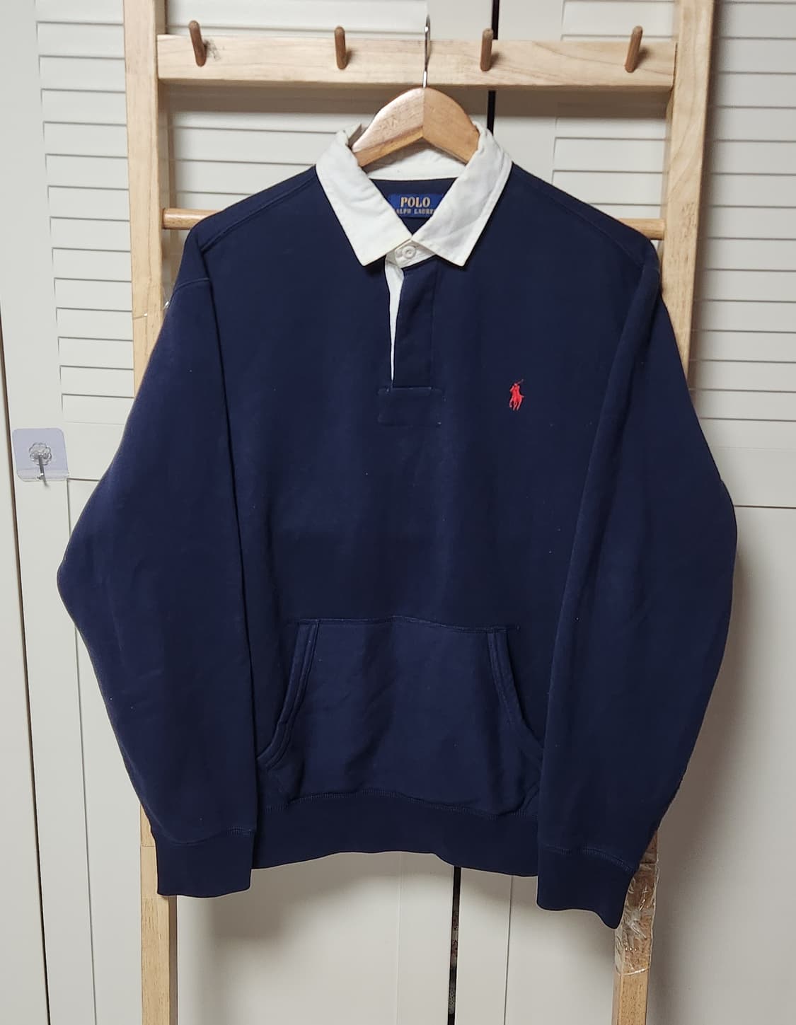 폴로 랄프로렌 코튼 럭비티 카라 맨투맨 상품이미지1