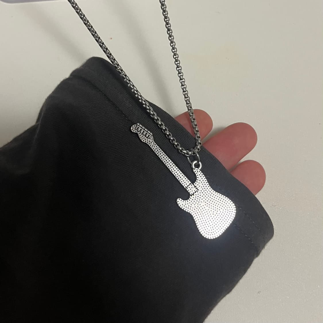 빈티지 일렉기타 펜던트 목걸이 상품이미지3