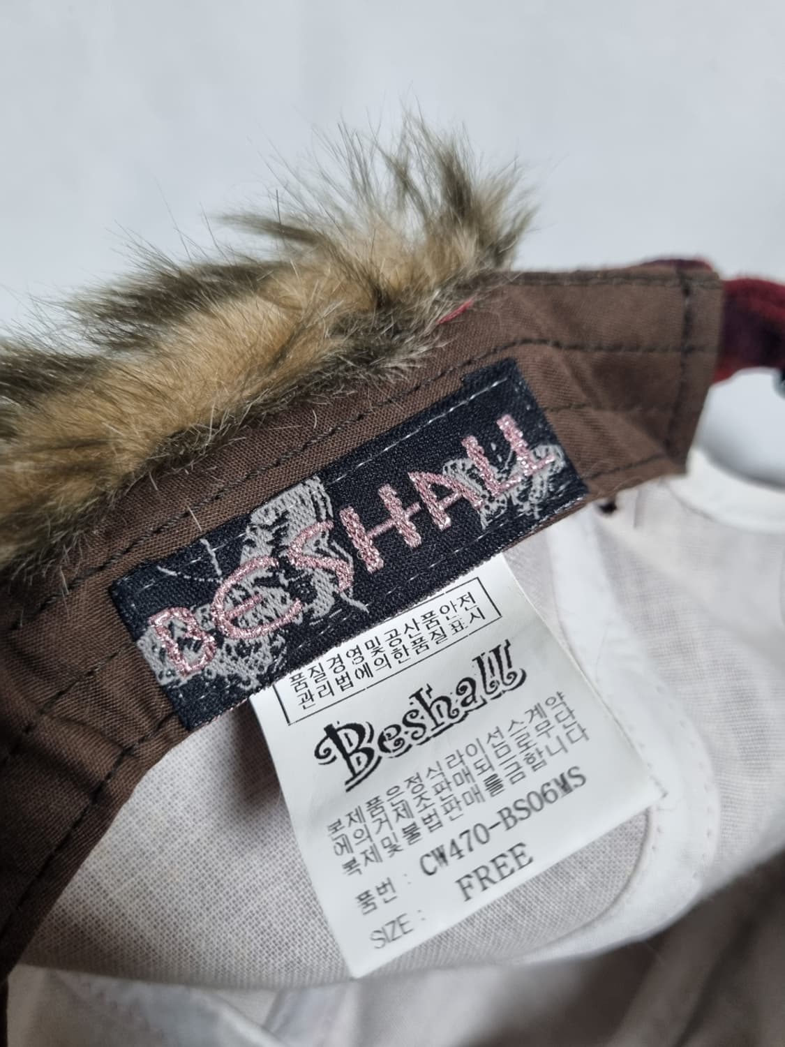 베쉬올 Y2K 빈티지 이어플랩 귀달이모자 상품이미지5