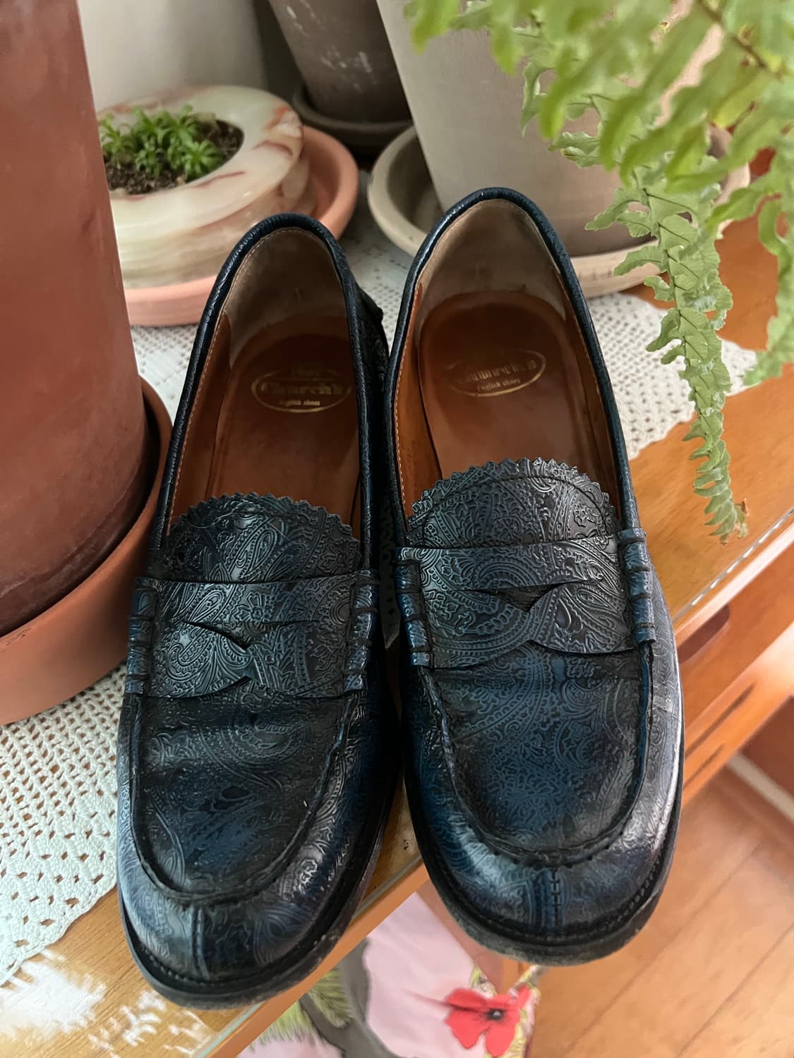 처치스 여성 로퍼 235 37사이즈 네이비 상품이미지2