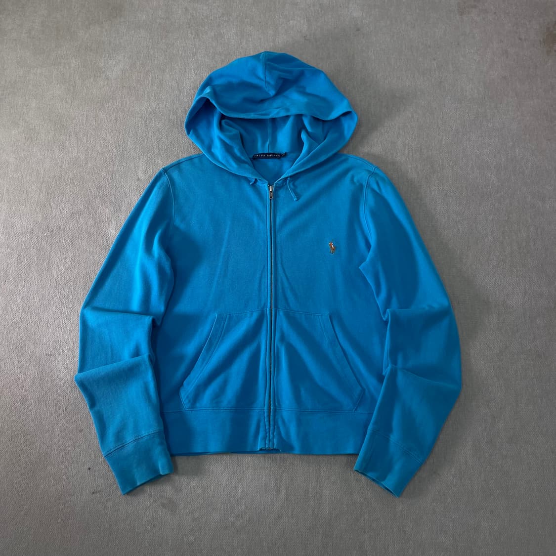 W 95 폴로랄프로렌 스카이블루 스몰포니 후드집업  상품이미지1