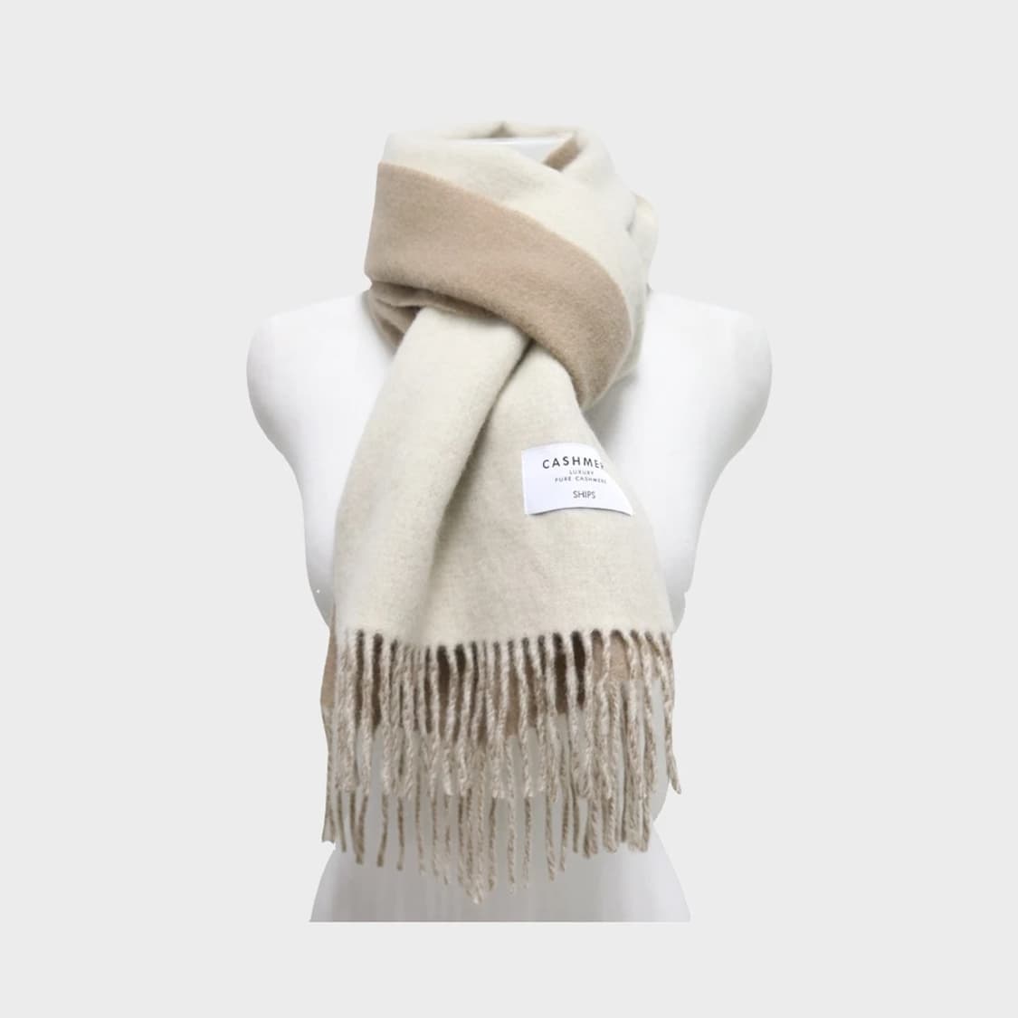 쉽스 투톤 캐시미어 머플러 61605 상품이미지1