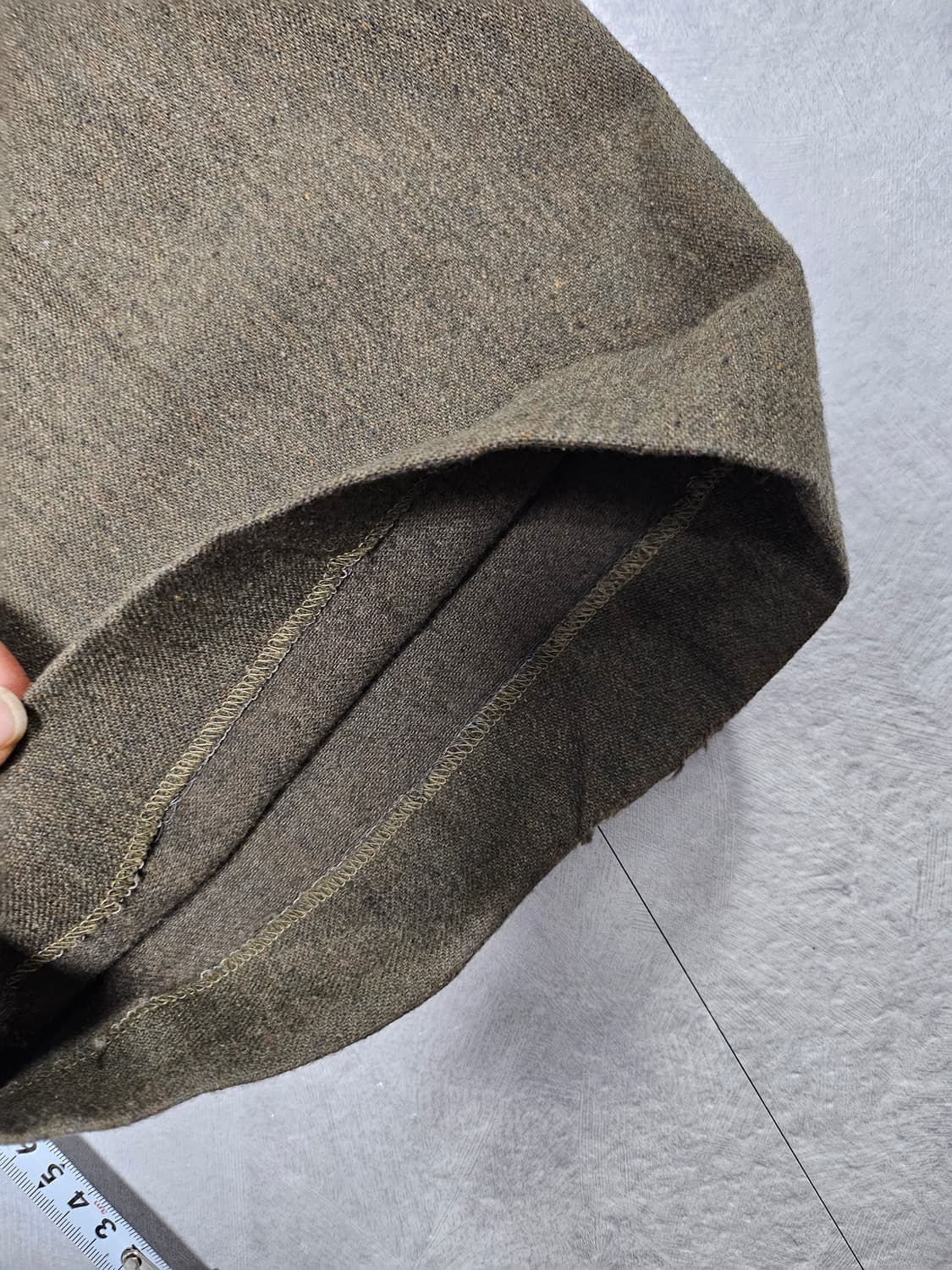 [M]렉토 벨트 디테일 팬츠 카키 상품이미지8