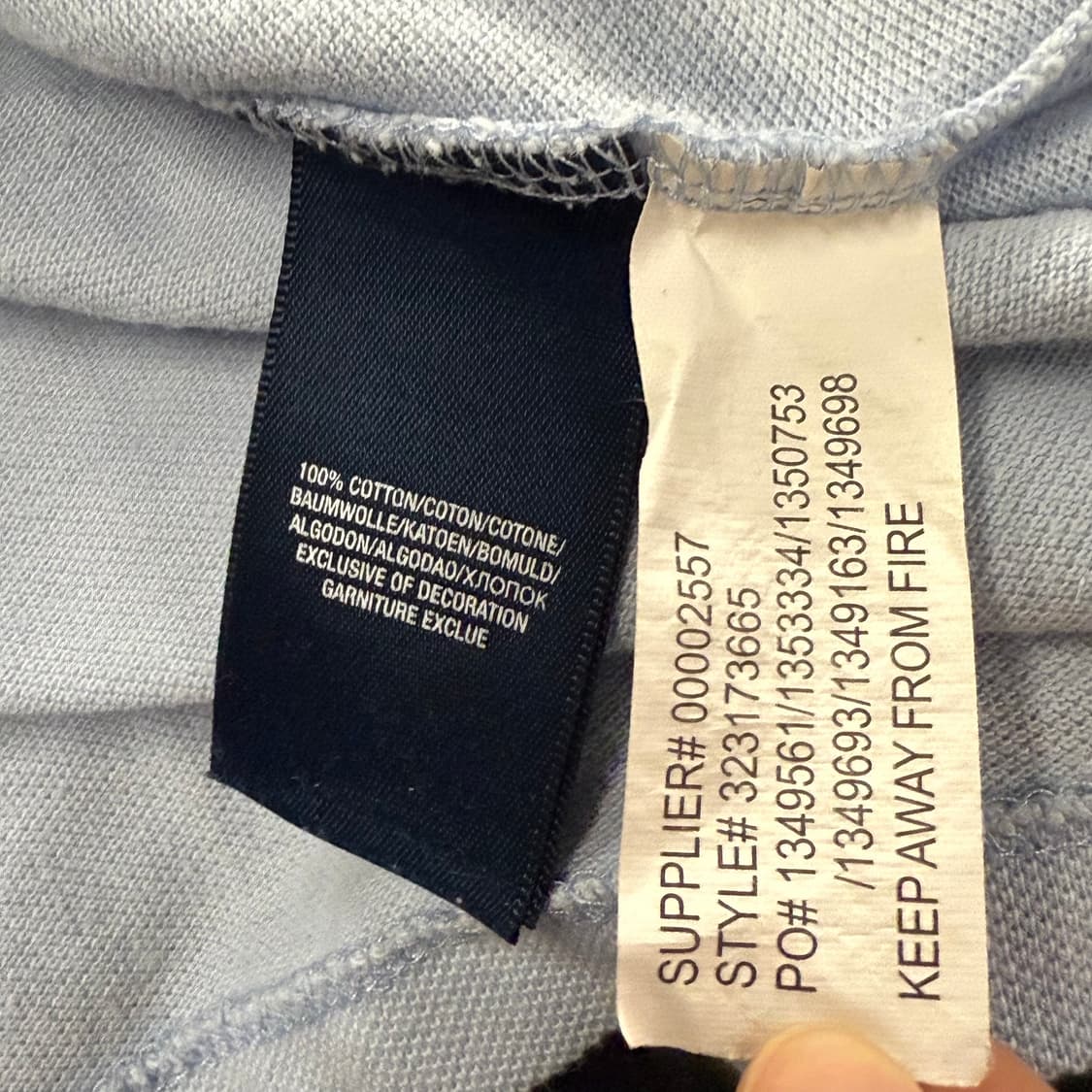 폴로 랄프로렌 소라 하늘 빅포니 카라 반팔 티셔츠 상품이미지6