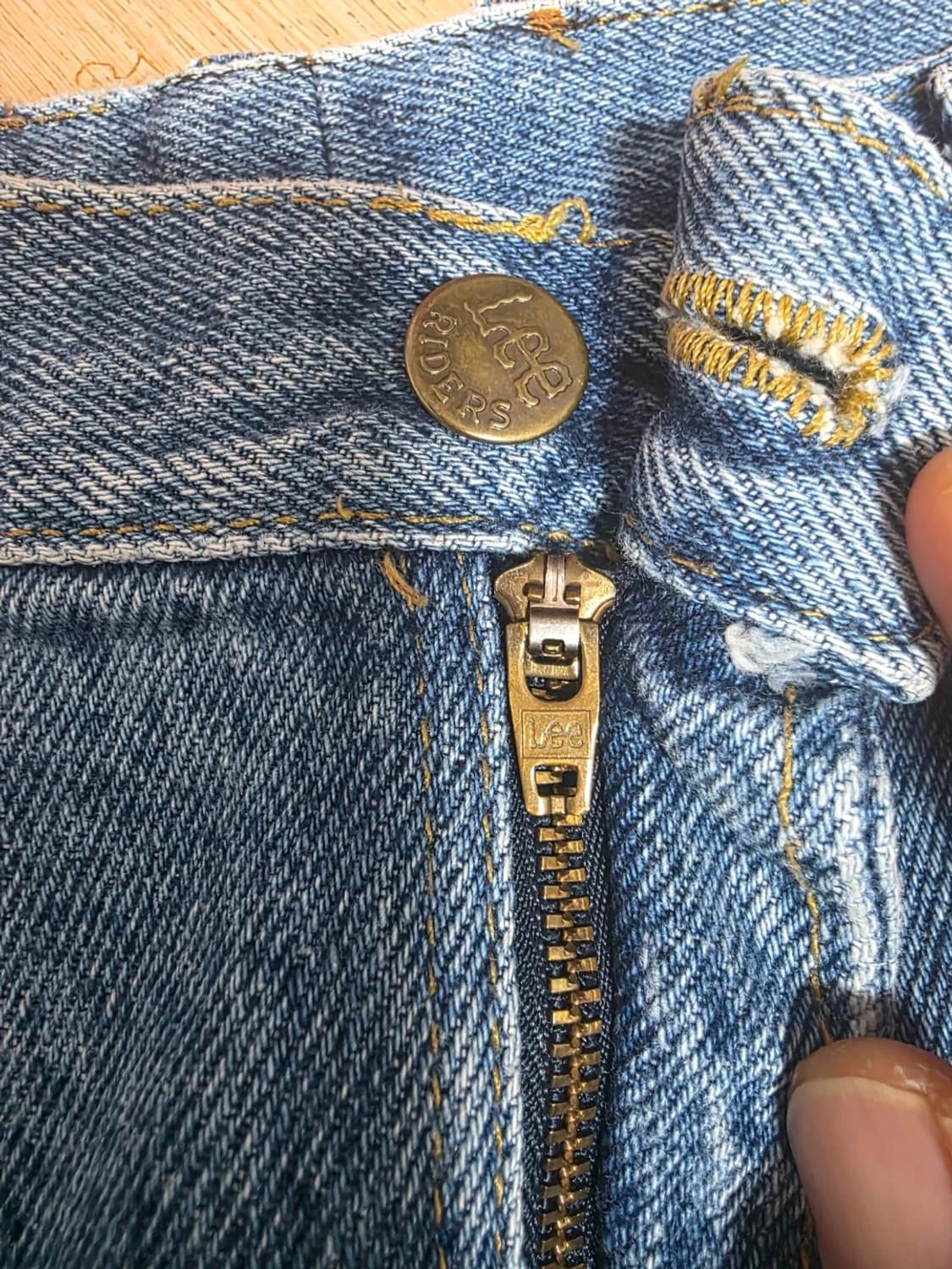 90s Made in USA 빈티지 Lee Riders 데님 팬츠 상품이미지2