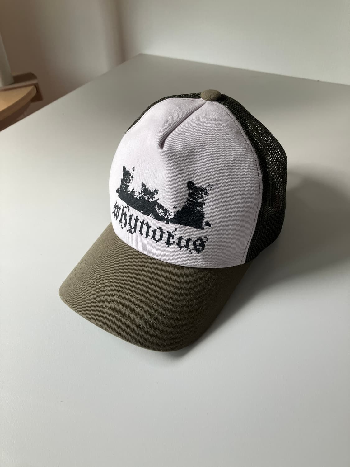 와이낫어스 매쉬 볼캡 카키 상품이미지1