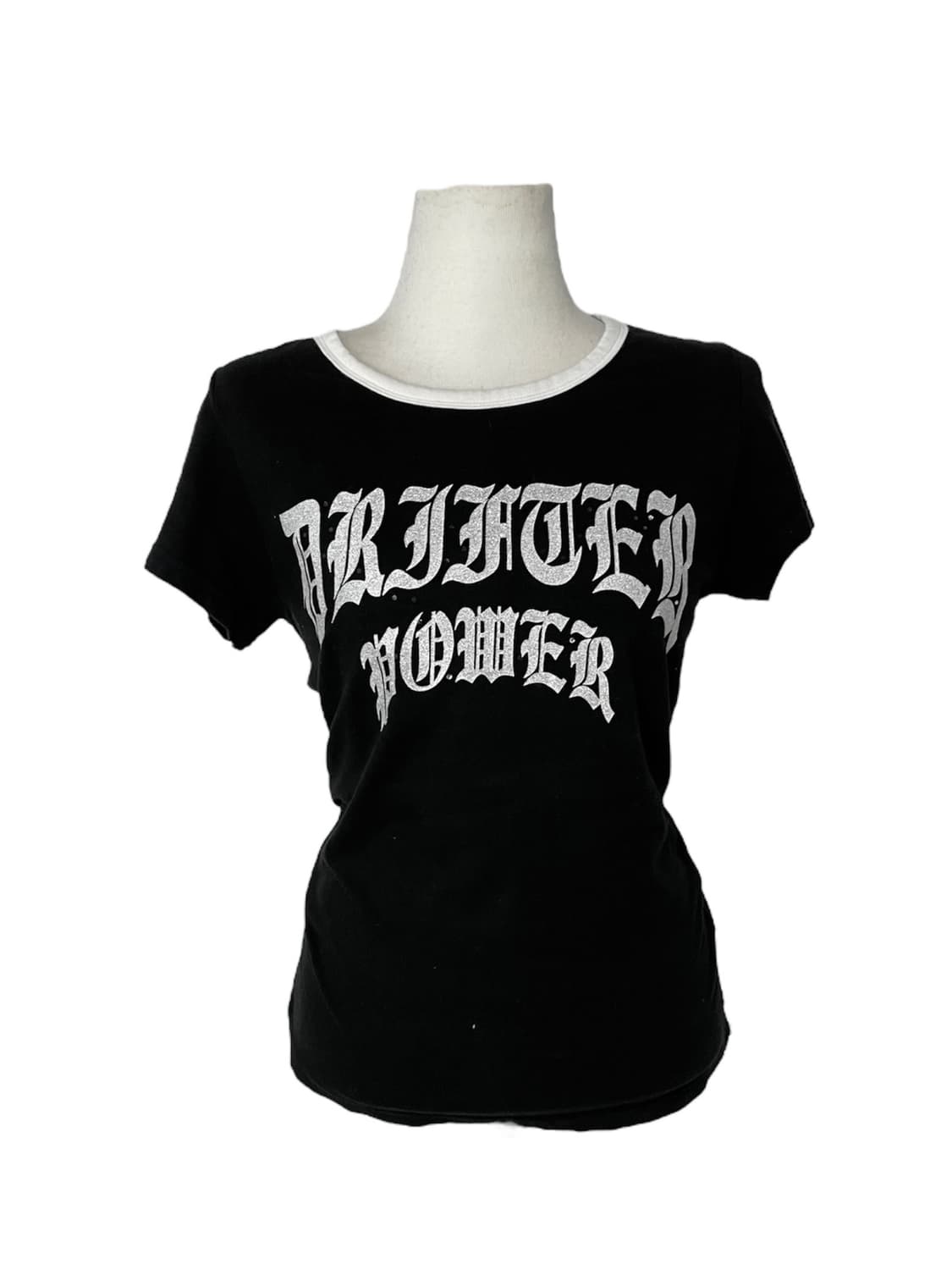 Gothic Punk glitter T-shirts 로걀탑베메클갸루지뢰 상품이미지1