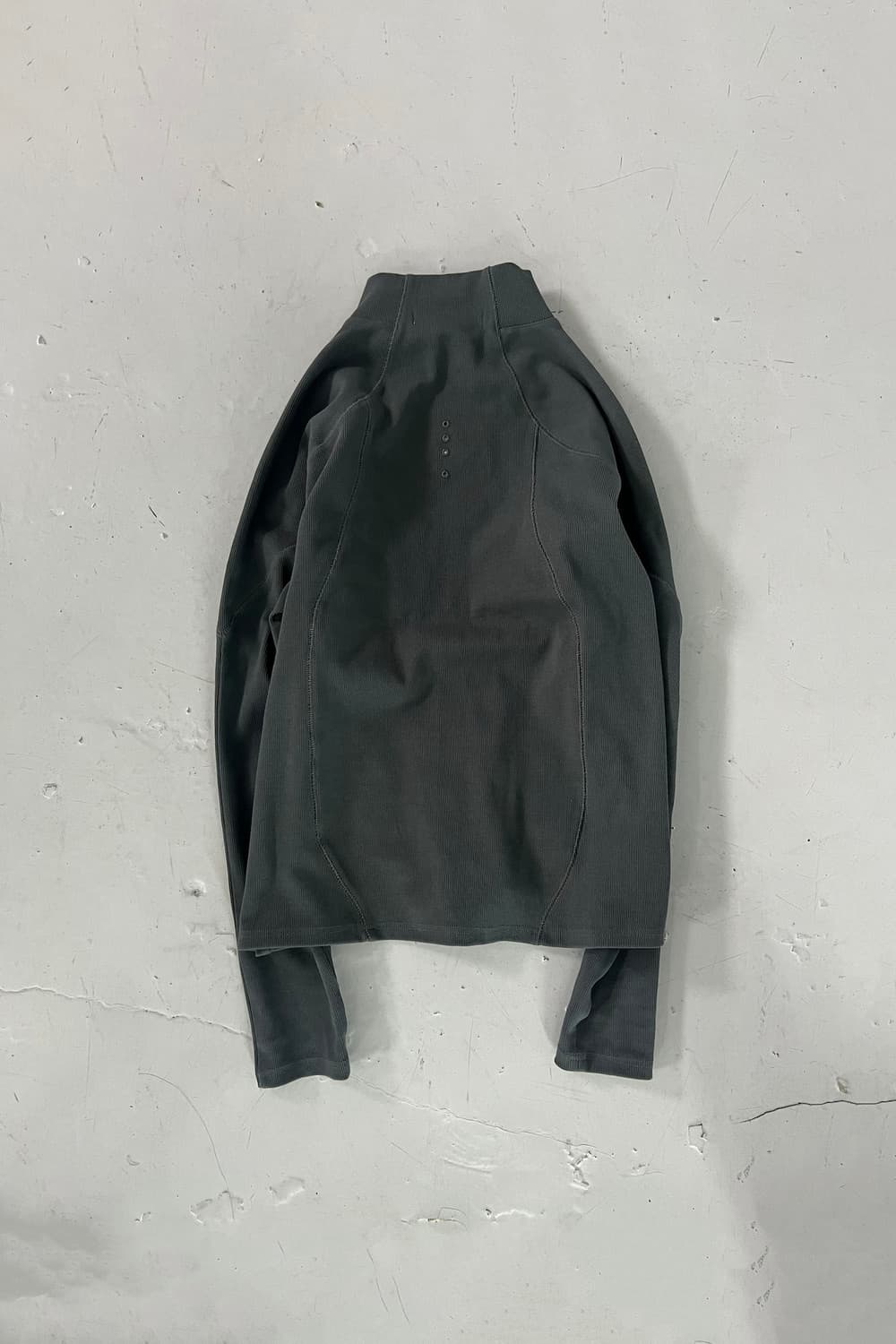 플라스틱프로덕트 MPa RIBBED ZIP JACKET (차콜) M 상품이미지2