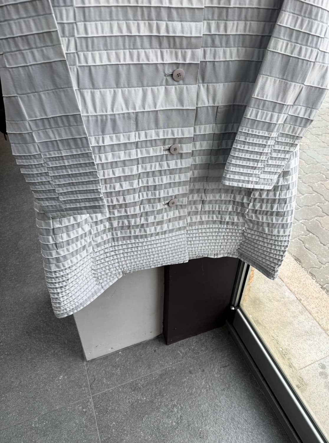 2/ 이세이미야케 콘도르 스트레치 코트 자켓 상품이미지5