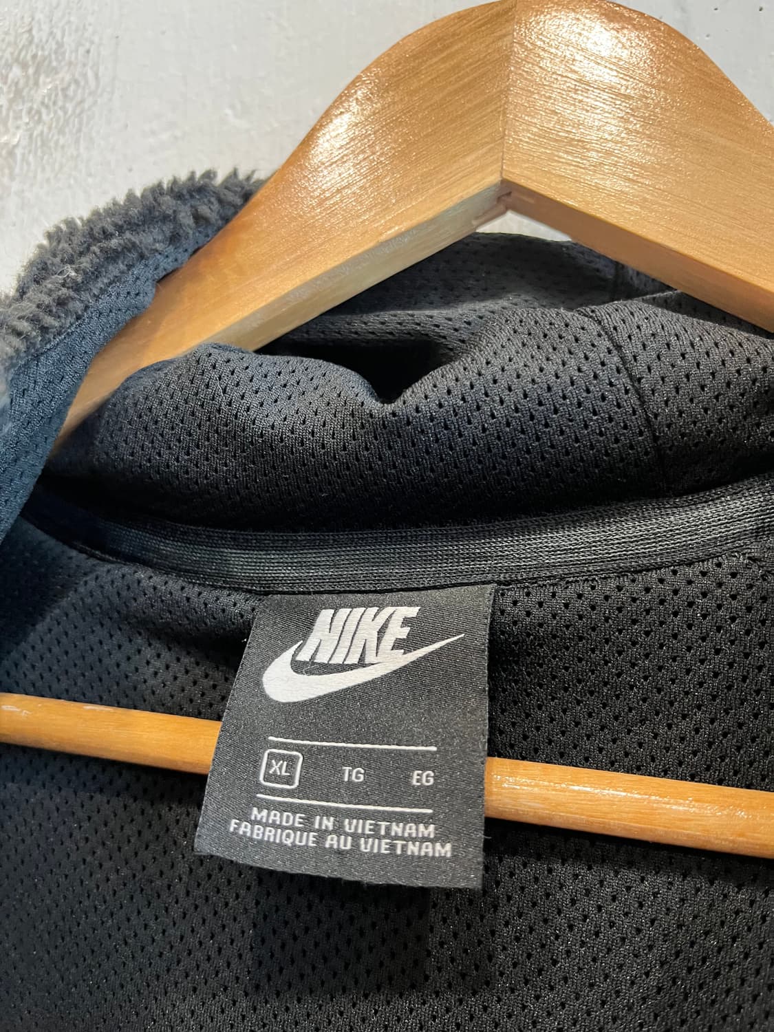 나이키 후디 플리스 자켓 블랙 XL 상품이미지5