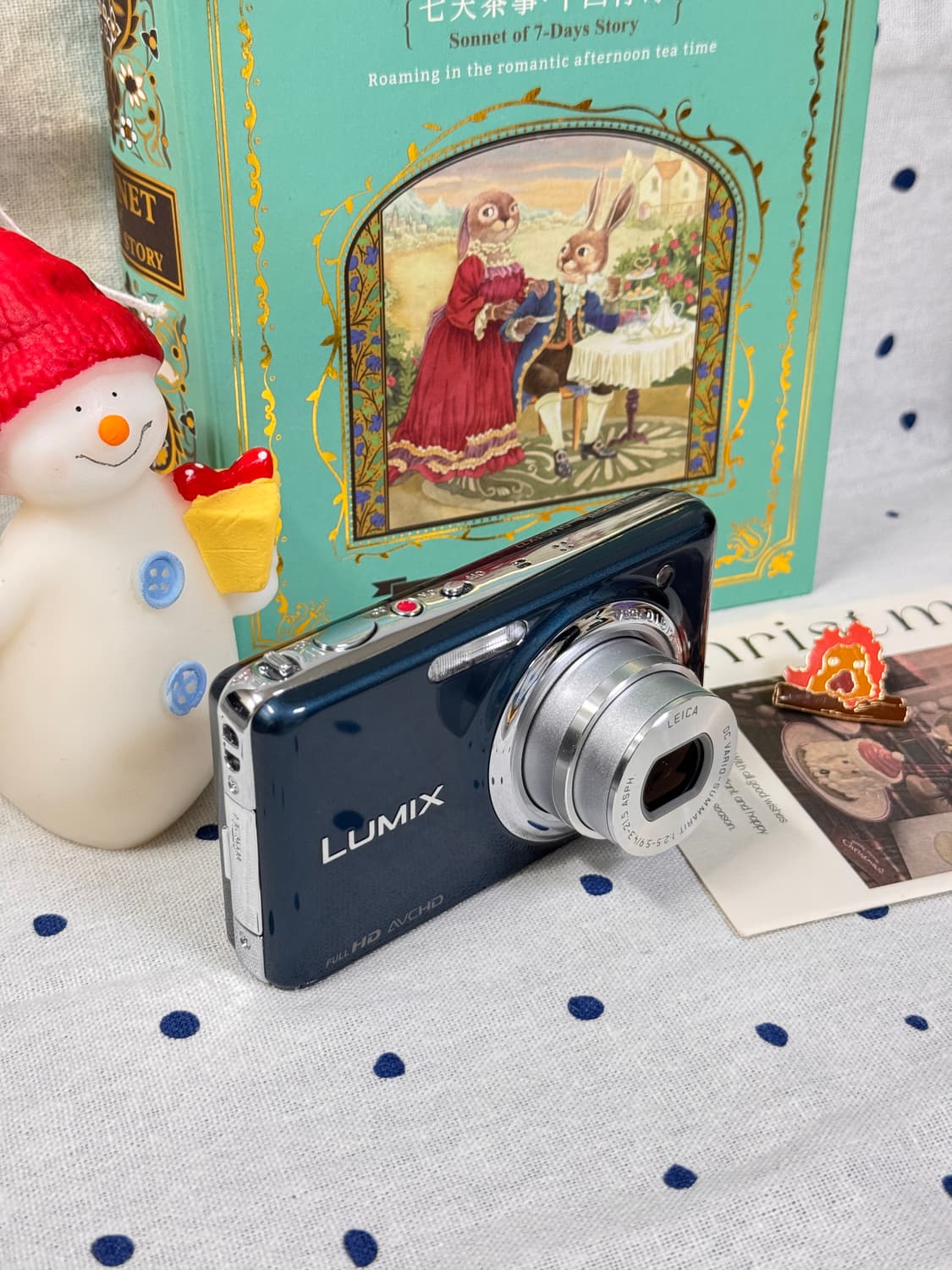 파나소닉 루믹스 DMC-FX77 스웨이드 블루(빈티지디카) 상품이미지1