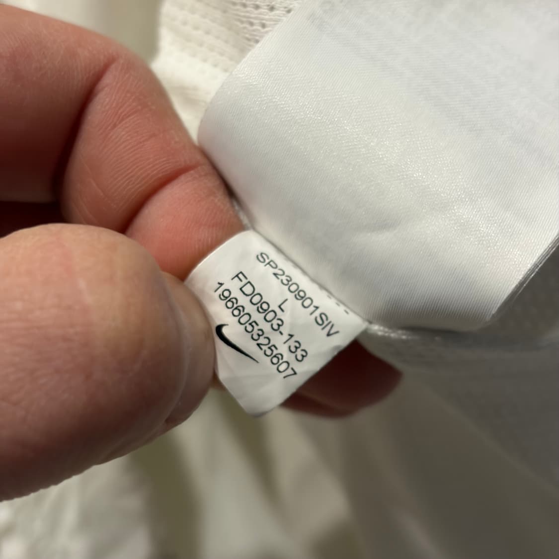 [L] 나이키 우븐 화이트 바람막이 집업 자켓 점퍼 C477 상품이미지9